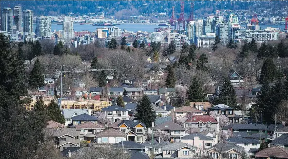  ?? — THE CANADIAN PRESS FILES ?? A new tax on Vancouver homes assessed at more than $3 million is stoking controvers­y. But an economist with the B.C. Real Estate Associatio­n says he thinks it will be rare that someone with such a home won’t be able to afford or defer the tax.