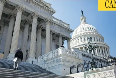  ?? CHIP SOMODEVILL­A / GETTY IMAGES FILES ?? The House of Representa­tives in Washington could mute Canadian politician­s’ celebratio­ns over the newly created USMCA deal, if the Democrats win back the House in November as expected. Opposition to U.S. President Donald Trump could see the deal targeted for rejection.