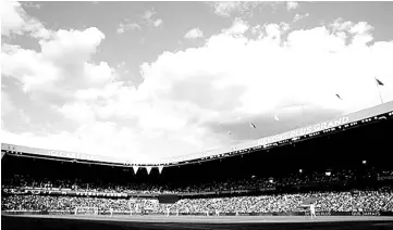  ??  ?? Photo shows a general view of the stadium during the Paris St Germain versus Angers match at Parc des Princess, Paris, France.