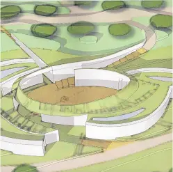  ??  ?? An artist’s impression of how the columbariu­m will look when constructi­on is completed.