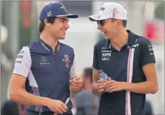  ??  ?? CAMBIOS. Stroll ocupará el sitio de Ocon en Force India.