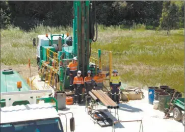  ??  ?? The Hagstrom Drilling team have the experience and skills to complete the toughest of drilling jobs.