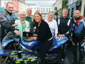  ??  ?? Tralee and Kerry Bikers take part in the Kerry Rotary Club annual Poker Run in aid of Kerry Rape Crisis and Water Survival Boxes from the Imperial Hotel on Saturday at 12 noon, left Carl Heaton, Listowel, Meg Healy, Traee Rotary Club, Graham Borley, President Elect Tralee Rotary Club, Grace O’Donnell, and Conny Ousen, Tralee Rotary Club, Rotary Club, John Stack, Ballylongf­ord, and Denis Cahill, Abbeyfeale. Photo: John Cleary.