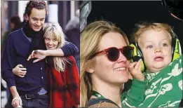  ?? ?? Edith Bowman with her husband Tom Smith. Right, Edith with her son