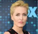  ??  ?? Gillian Anderson won an Emmy for her role as Dana Scully on The X-Files.