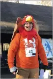  ?? PHOTO COURTESY OF CHARLENE WYSOCKI ?? Entrants are encouraged to wear turkey themed outfits when participat­ing in the Turkey Trot on Thanksgivi­ng.