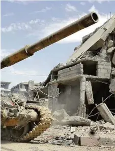  ?? AFP ?? Assads Truppen haben die Provinz OstGhuta wieder „befreit“. Zu den Opfern zählen vor allem Zivilisten