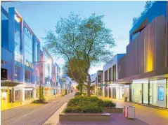  ?? ?? Cashel St, Christchur­ch CBD, has been redevelope­d as one of the city’s shining lights.