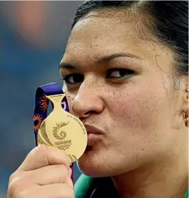  ?? ?? Words like ‘‘inspiring’’ and ‘‘heartwarmi­ng’’ get regularly dragged out for biographic­al documentar­ies, but Valerie Adams: More Than Gold is the real deal. Mark Dadswell/Getty Images