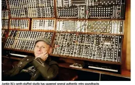  ??  ?? Junkie XL’s synth-stuffed studio has spawned several authentic retro soundtrack­s