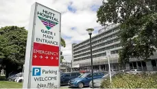  ?? STUFF ?? Four Hutt Hospital staff members were assaulted in two incidents on Boxing Day, a source says.