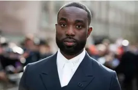  ?? ?? Paapa Essiedu at the Olivier Awards in London.