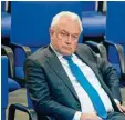  ?? Foto: dpa ?? Ist nicht glücklich über die Russland Sanktionen: Wolfgang Kubicki.