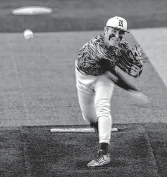  ?? Sam Owens/Staff photograph­er ?? Senior Aidan Coleman, who’s signed with Pittsburgh, was 9-1 with a 1.56 ERA last year to help Reagan reach its fifth state tournament in nine years and earn a silver medal.