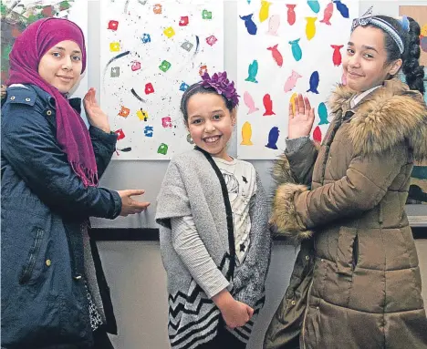  ??  ?? YOUNGSTERS from the No1 Youth Cafe have an exhibition of their artwork on show at the Boomerang Community Centre in Dundee’s Kemback Street.
The exhibition called “Boom” has provided a platform for young people to showcase artwork created at the many...