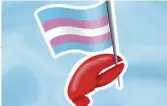  ??  ?? La communauté trans s’est appropriée l’utilisatio­n de l’emoji du homard en attendant la création d’un emoji du drapeau de la fierté trans. - Gracieuset­é