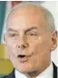  ?? EPA ?? Homeland Security Secretary John Kelly laid out the rules for deportatio­ns this week.