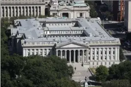  ?? The Associated Press file ?? The U.S. Treasury Department was one of several sites targeted by computer hackers in a sophistica­ted attack that compromise­d several federal agencies and other computer systems around the globe.