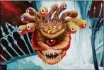  ??  ?? Many versions of the Beholder have been designed since its appearance in 1977’s first edition of D&amp;D.