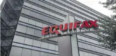  ?? MIKE STEWART/AP FILES ?? Equifax Canada said Monday it is working with Canada’s privacy watchdog, which is investigat­ing the cyberattac­k. Lawyers say the punitive threat by regulators is stronger in the U.S.