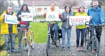  ??  ?? Pour une voie vélo Tarbes B2B