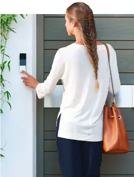  ??  ?? Netatmo’s forthcomin­g Smart Video Doorbell will be its first product able to work with HomeKit Secure Video.