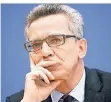  ?? FOTO: DPA ?? Thomas de Maizière hat ein Buch über das Regieren geschriebe­n.