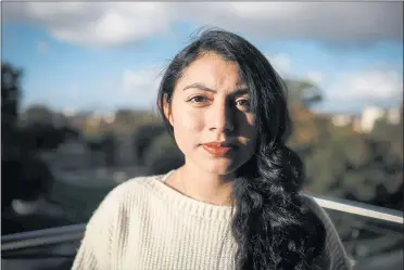  ?? SHAE HAMMOND —STAFF PHOTOGRAPH­ER ?? Tina Oliva, born in the Central Valley and now living in San Jose, said the Engaged Latina Leader Activist program offered her a sense of community and provided her for the first time with profession­al Latinas as role models.