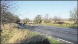  ??  ?? The new A6 roundabout will be on the stretch of road between Pear Tree Lane and the former dual carriagewa­y just before Hathern.