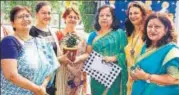  ??  ?? Vice Principal Deeksha Khera along with Guest of Honour and other staff members.