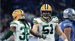  ?? TIM FULLER / USA TODAY SPORTS ?? Former Packers linebacker Kyler Fackrell (51) will sign a one-year, $4.6 million deal with the New York Giants.