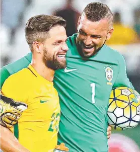  ?? DIVULGAÇÃO / CBF ?? Diego e Weverton estarão presentes no treino desta tarde