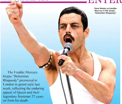 Freddie Mercury biopic crowns enduring majesty of Queen - PressReader