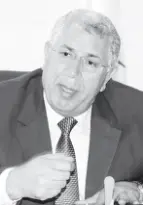  ??  ?? Elsayed Elkosayer, chairperso­n at the Agricultur­al Bank of Egypt