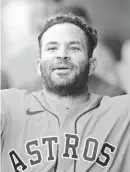  ?? GREGORY FISHER/USA TODAY SPORTS ?? Jose Altuve hit .333 with six home runs in 12 games to begin the month of May.