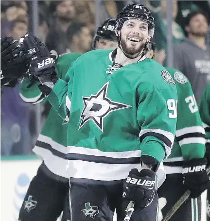  ?? RONALD MARTINEZ/GETTY IMAGES FILES ?? Tyler Seguin says he’s “not intimidate­d” by anybody given the Dallas Stars’ recent string of acquisitio­ns.