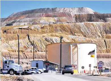  ?? RICHARD PIPES/JOURNAL ?? Freeport-McMoRan is working at getting the Santa Rita copper mine near Silver City ready for full-time mining.