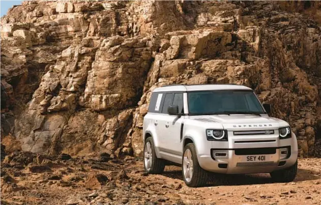  ?? LAND ROVER PHOTOS ?? The 2023 Land Rover Defender 130.