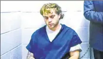  ?? SANDY HUFFAKER FOR THE U-T ?? Maxwell Logan, 25, appears in court for an arraignmen­t via a video feed from San Diego Central Jail on Monday.