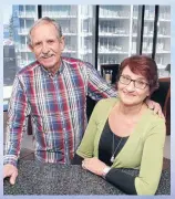  ?? Photo: Ross Brown ?? Rising tide: Jason and Val Middleton at Eleven Apartments Mt Maunganui. Top: Colin Giltrap’s multi-million dollar rooftop penthouse.