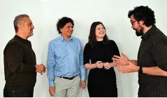  ?? ?? Luis Romeral, Alonzo Romero, Natalia Skwarek y Miguel Delgado, fundadores de The Predictive Company.