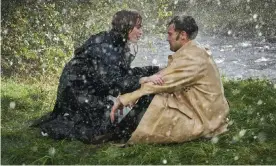  ?? Photograph: Kerry Brown/AP ?? Emily Blunt and Jamie Dornan in Wild Mountain Thyme.