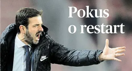  ?? Foto: Profimedia ?? Stejný kouč, jiná Sparta Do jara má po bídném podzimu vstoupit úplně jiná Sparta, kterou povede stejný kouč Stramaccio­ni.