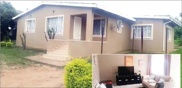  ?? ?? Become the owner of this well-planned and stylish modern contempora­ry home at Fairview Manzini up for sale.