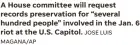  ?? MAGANA/AP JOSE LUIS ?? A House committee will request records preservati­on for “several hundred people” involved in the Jan. 6 riot at the U.S. Capitol.