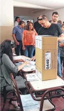  ?? ARCHIVO LA NUEVA. ?? LA PARTICIPAC­IÓN del electorado fue del orden del 75%.