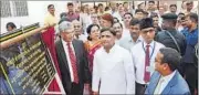  ?? HT ?? CM Akhilesh Yadav at the inaugurati­on of projects in Allahabad.