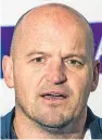  ??  ?? Gregor Townsend: Going in with confidence