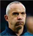  ??  ?? European blow: Italy head coach Conor O’Shea PA