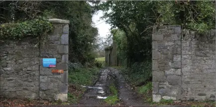  ??  ?? The proposed entrance to the new school in Ardee.